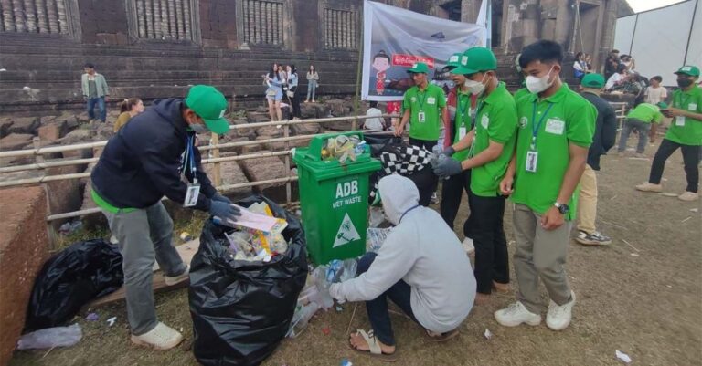 Volunteers Clean Up & Raise Awareness After Vat Phou Litter Controversy