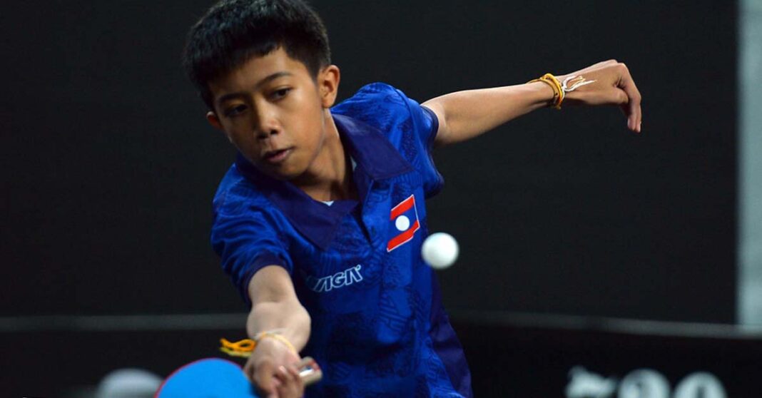 Young Lao Player Wins Award in Qatar World Table Tennis