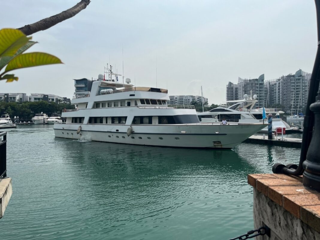 biggest yacht in singapore