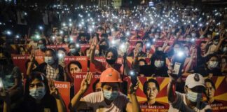 Myanmar nonviolent protests