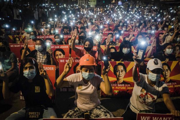 Myanmar nonviolent protests