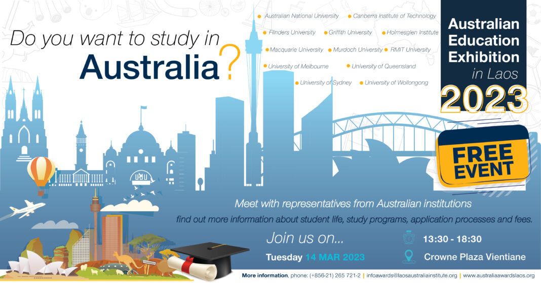 Find out more about studying in Australia at the Australian Education Exhibition.