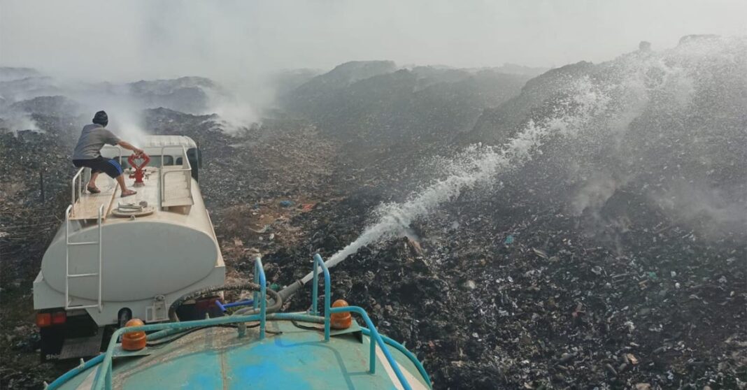 Luang Prabang Landfill Fire Still Active After Burning For Weeks