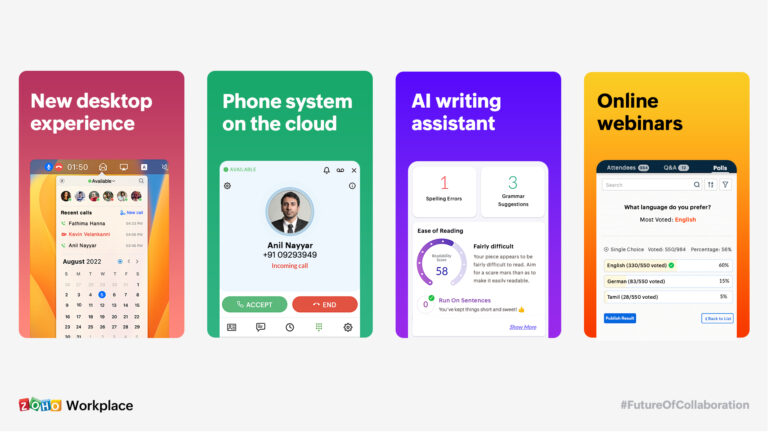 Zoho Launches New Unified Communications Platform and Collaboration Technology for Zoho Workplace