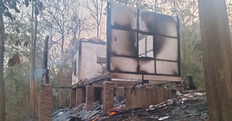 Two Resorts in Luang Prabang Report Damage Due to Forest Fires