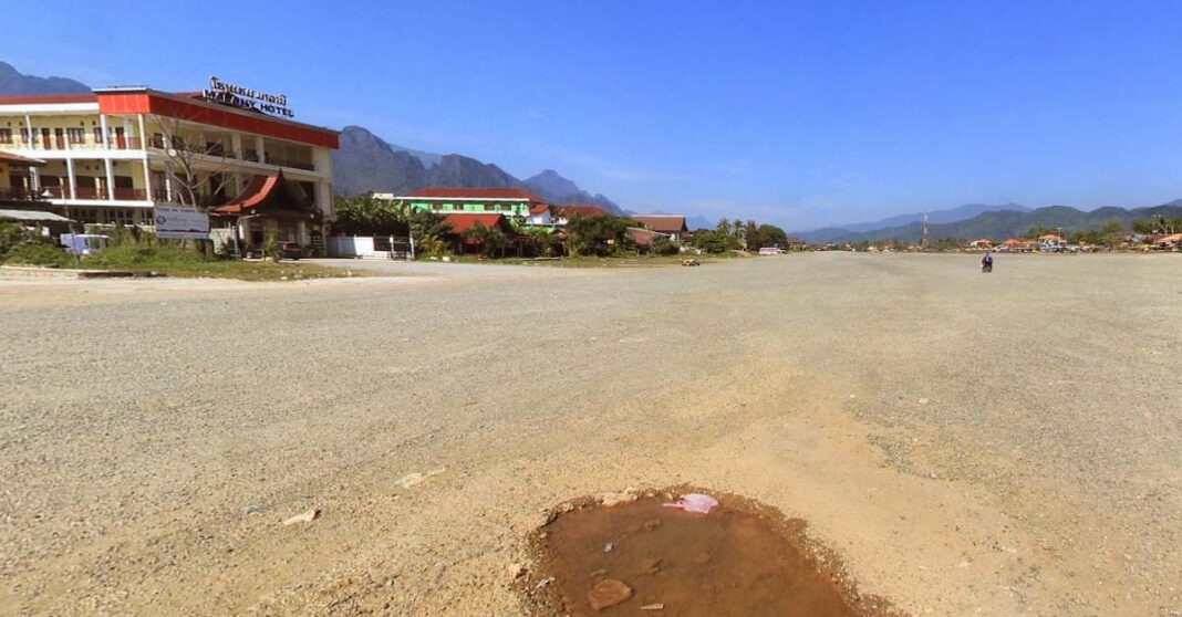 Authorities to Clear Commercial Area for Tourism Spot in Vang Vieng