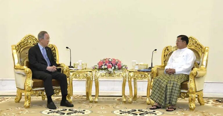 Ex-UN Secretary-General Ban Makes Surprise Visit to Myanmar