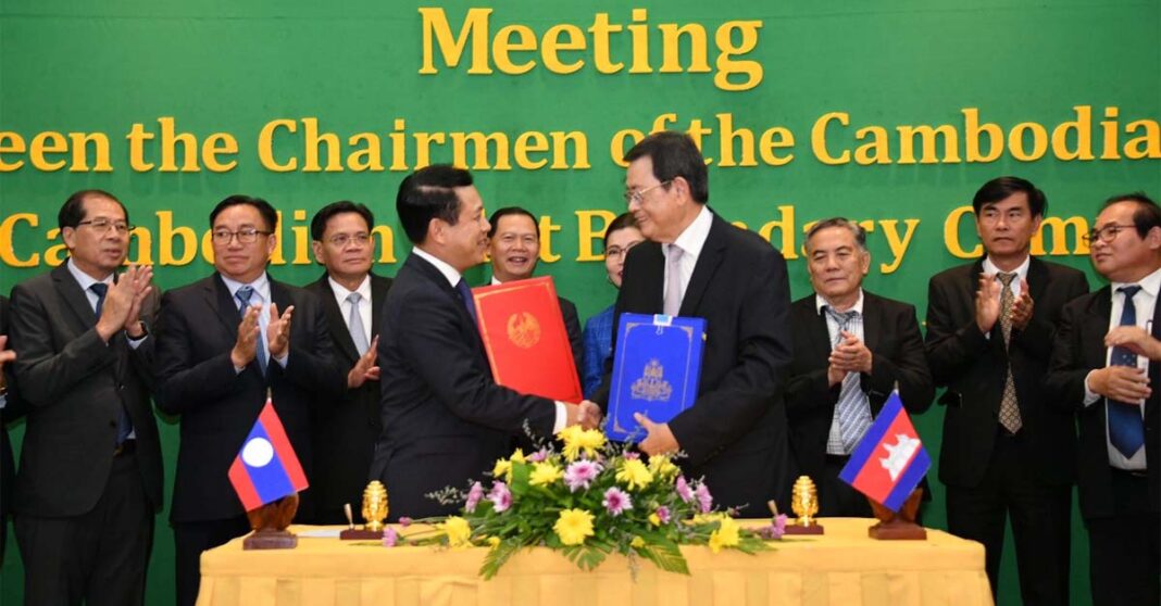 Laos, Cambodia Enhance Border Cooperation With 387 New Border Posts Agreement