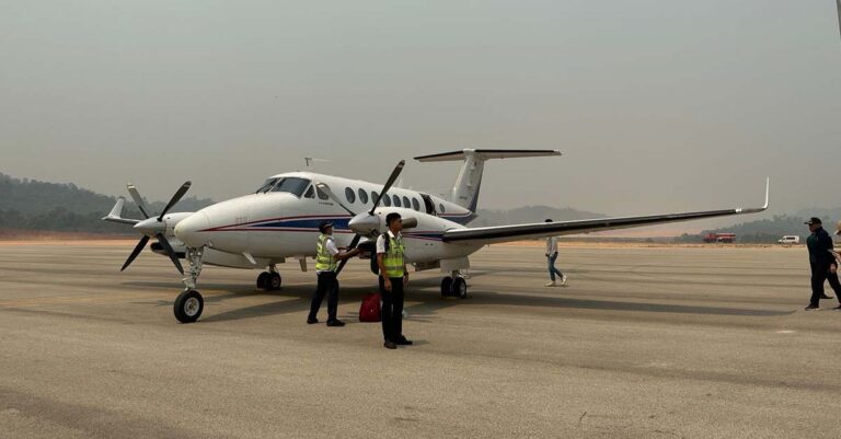 Nong Khang Airport Sees its First Successful Aircraft Landing