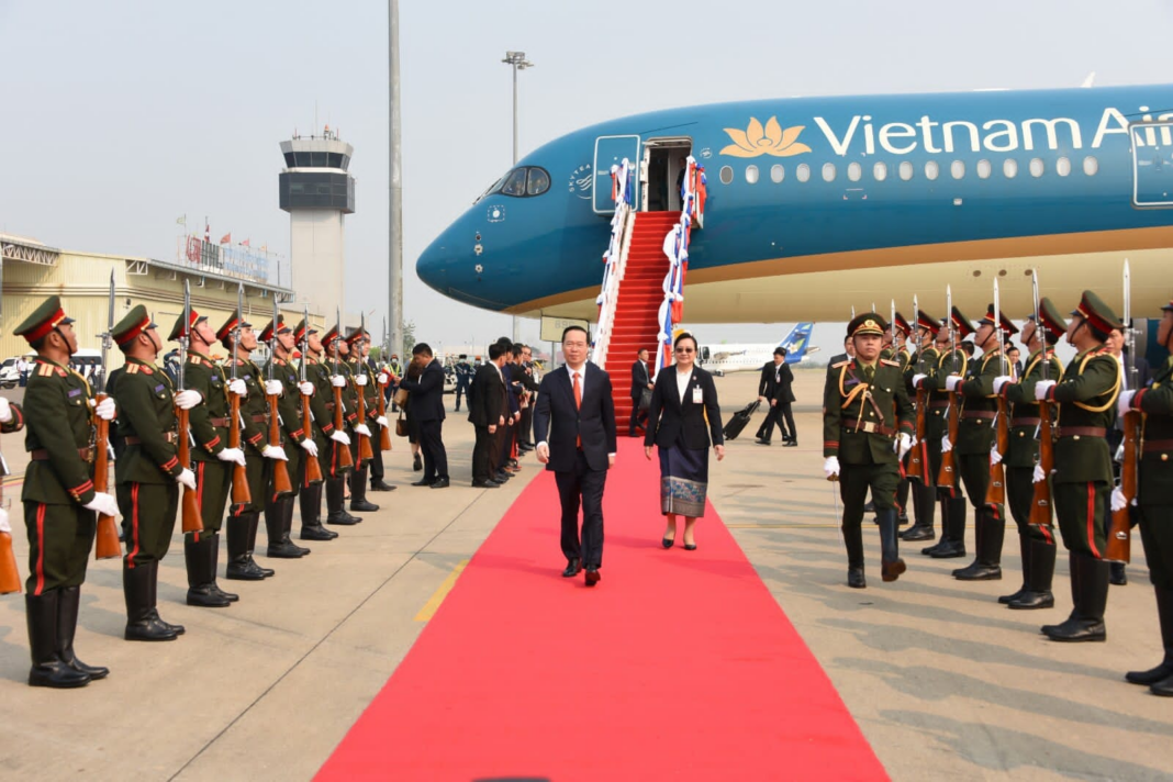 Vo Van Thuong Sets Foot in Laos for First Foreign Trip