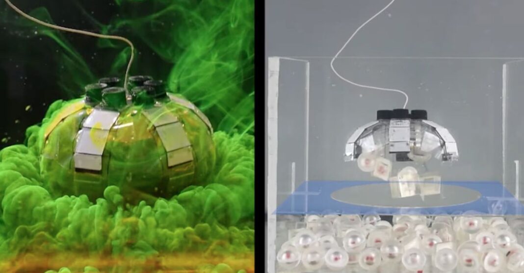 Jellyfish-like Robot May Solve Waste in Oceans Problem