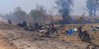 Rights Group Accuses Myanmar of Using Fuel-Air Explosive