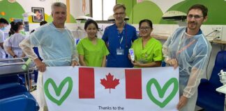 Canada Funds New Equipment for Treating Jaundice in Lao Newborns