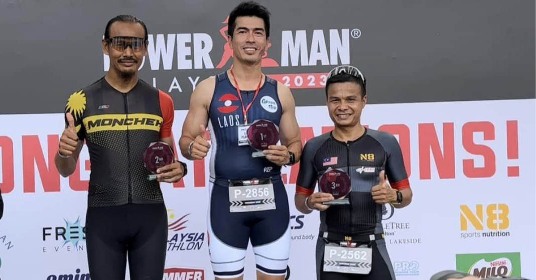 Lao Athlete Conquers World’s Biggest Duathlon Event