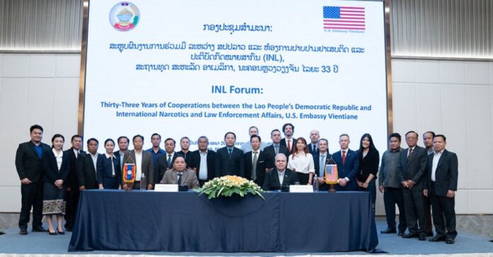 US Embassy, Lao Government Celebrate More than Three Decades of Law Enforcement and Justice Sector Cooperation
