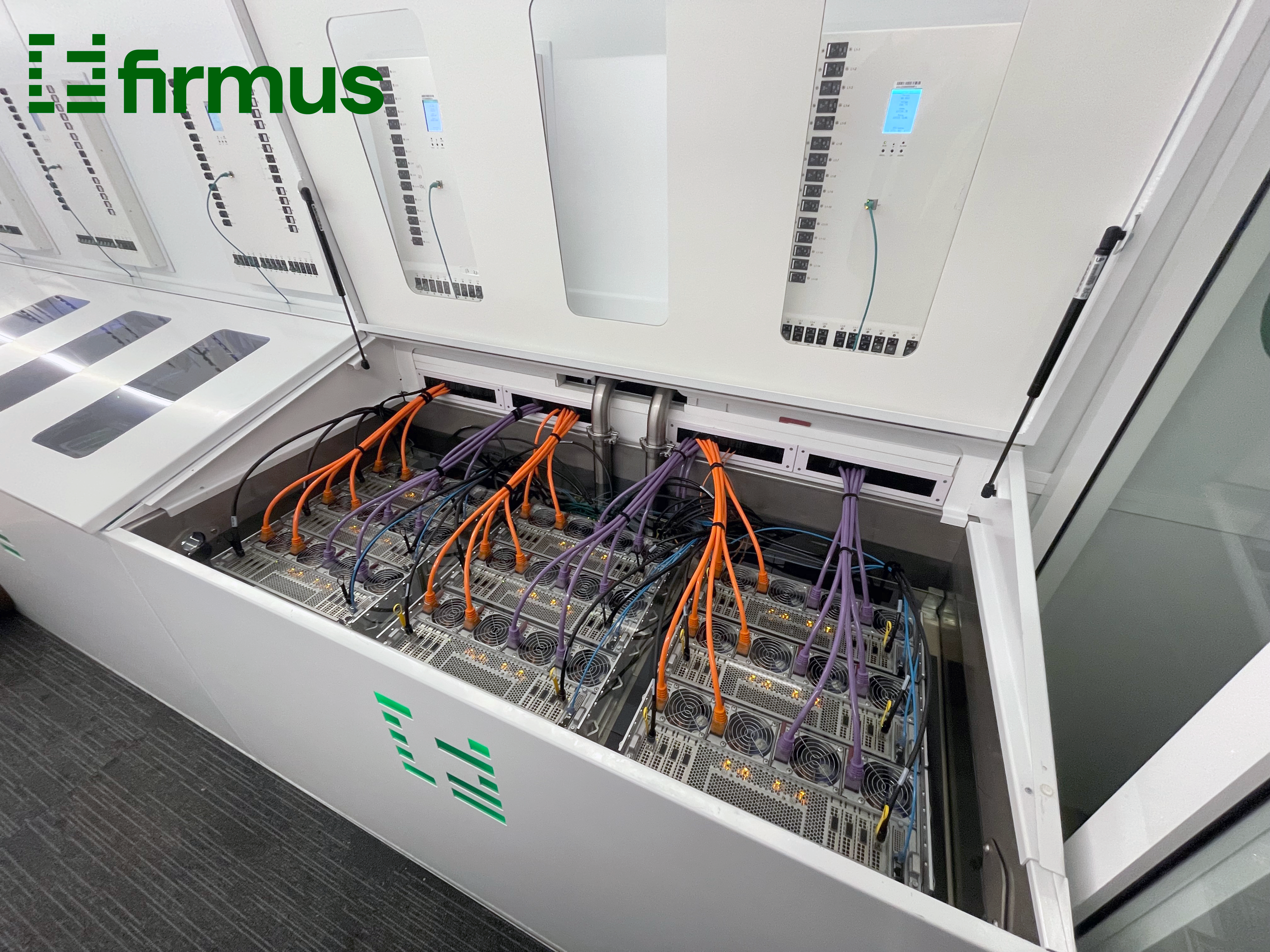 Within the HyperCube is a fleet of high-performance servers in an immersion-cooled environment. The combination of Firmus’ immersion-cooled computing platform paired with STT GDC’s highly efficient data centre infrastructure will result in AI workloads running with a lower PUE, lower CO2 emissions and higher petaflops per watt.