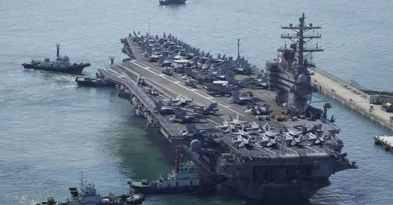 US Aircraft Carrier Makes Rare Vietnam Port Call as Countries Compete for Favor in SE Asia