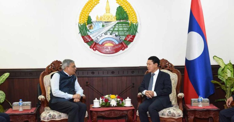 Laos, India to Further Strengthen Cooperation, Sign MOU for Five Projects