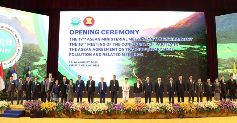 ASEAN Ministers Meet in Vientiane Capital to Strengthen Cooperation on Environmental Issues