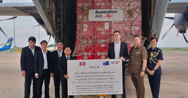 Australia Delivers Humanitarian Relief Supplies for Emergency Response in Laos