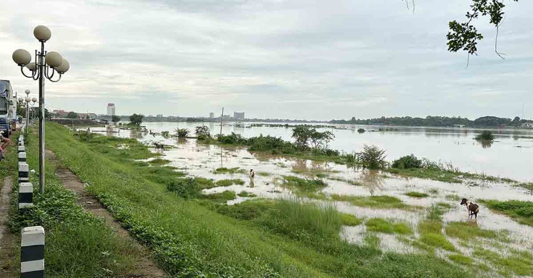 Mekong River Water Levels on Rise