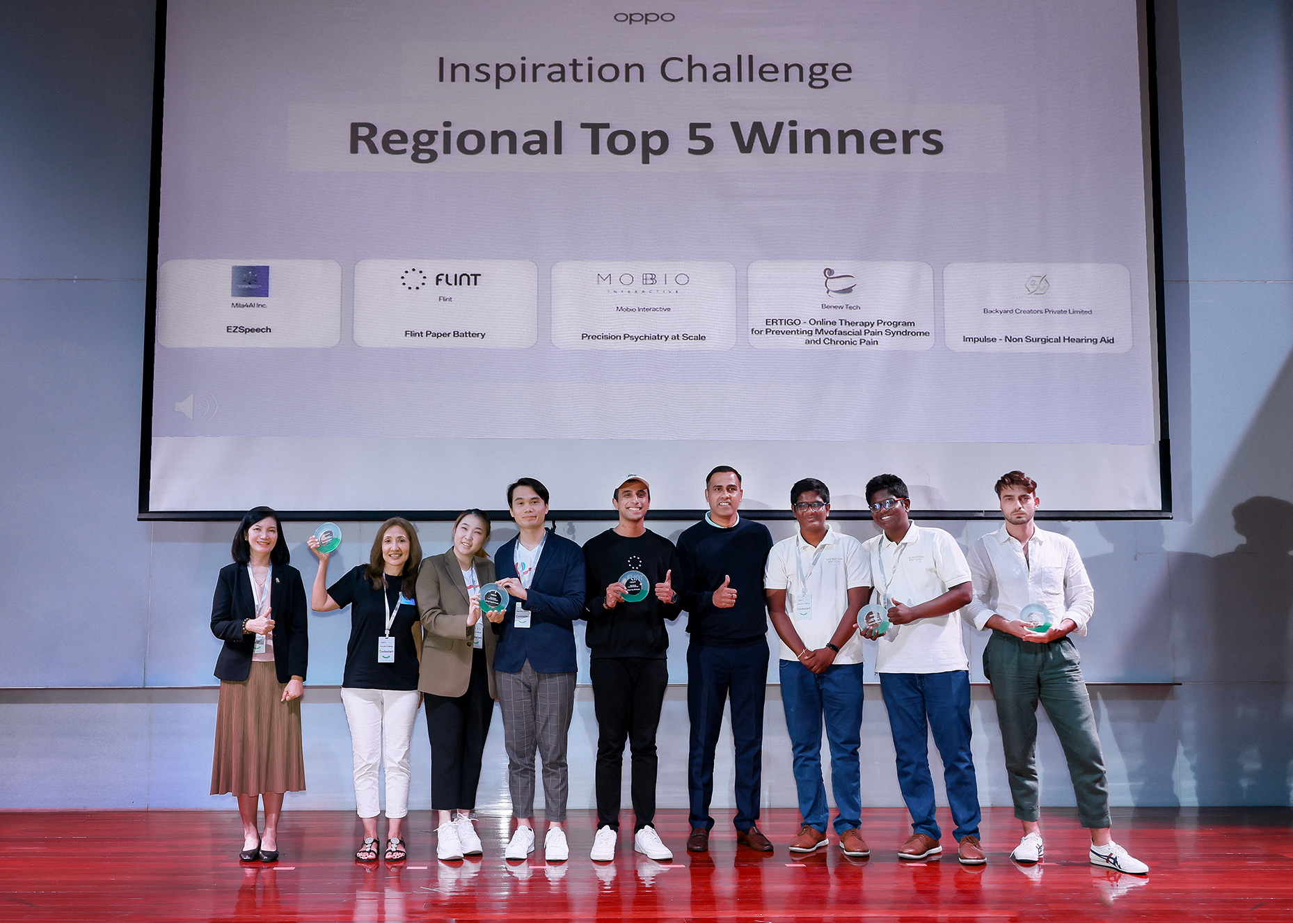 The Award Ceremony of the 2023 OPPO Inspiration Challenge Regional Demo Event in Bangkok