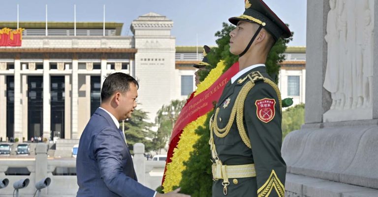 Cambodian Prime Minister Hun Manet Visits China on His First Official Trip Abroad