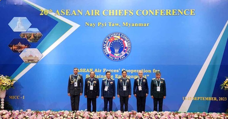 Laos Attends 20th ASEAN Air Chiefs Conference Hosted by Myanmar