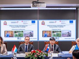 Lao Government and Team Europe Partners, Luxembourg, Switzerland and the European Union Launch New Programme to Boost Skills in Tourism, Agriculture and Forestry.