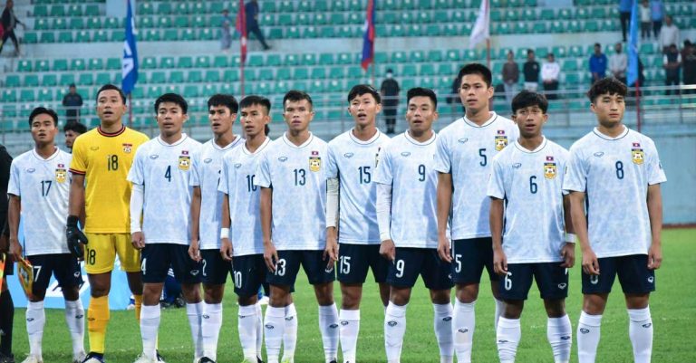 Lao Football Team Prepares for 2026 World Cup, Ends First Match With a Draw