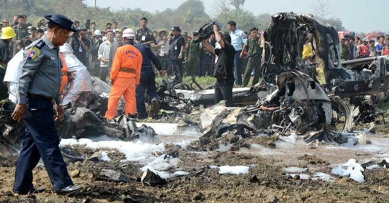 A Military Jet Crashes in Eastern Myanmar, Ethnic Resistance Groups Claim They Shot It Down