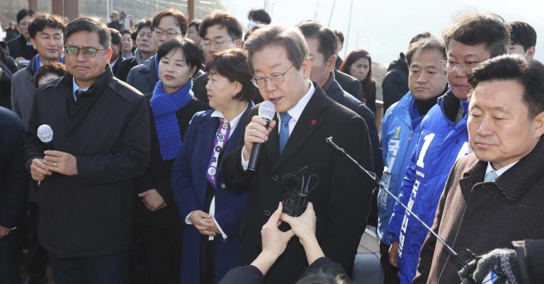 South Korean Opposition Leader is Stabbed in the Neck by a Knife-Wielding Man