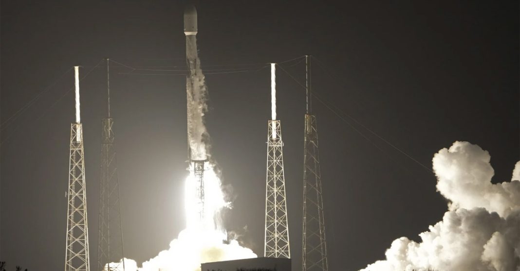 FILE - A SpaceX Falcon 9 rocket, with a payload including two lunar rovers from Japan and the United Arab Emirates, lifts off from Launch Complex 40 at the Cape Canaveral Space Force Station in Cape Canaveral, Fla., on Dec. 11, 2022. But later in April 2023, the spacecraft from a Japanese company apparently crashed while attempting to land on the moon. Japan now hopes to make the world's first 