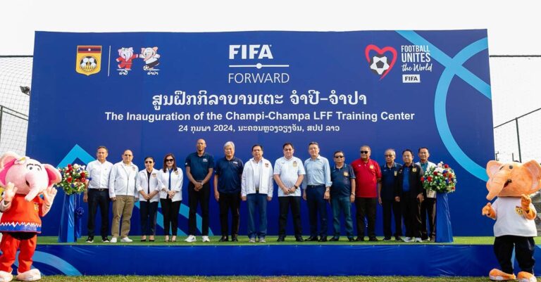 Lao Football Federation Unveils FIFA-supported Training Center in Vientiane to Foster Football Development