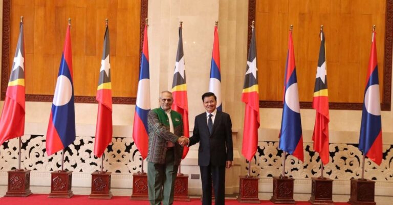 Timor-Leste’s President Meets Lao Counterpart in State Visit to Vientiane