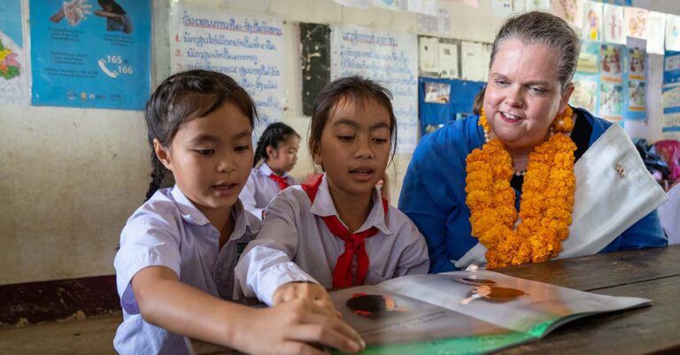 Ambassador of United States Delivers Textbooks to Lao Schools, Bolstering Education Efforts