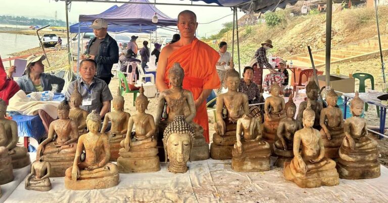 Ancient Buddha Images Unearthed in Bokeo Province Spark Historical Debate