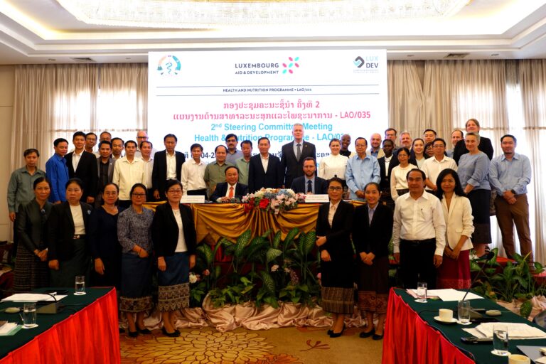 Lao-Luxembourg Health and Nutrition Program Charts Path Forward, Endorses Extension of Activities