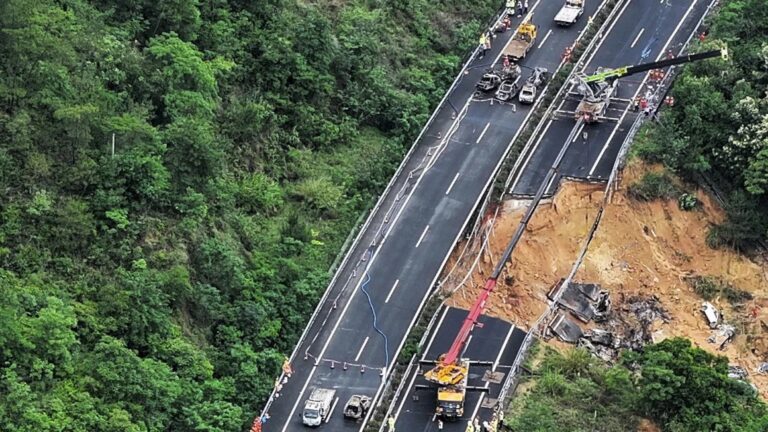 Highway Collapse in Southern China Kills at Least 36 People