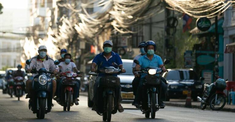 Road Safety Campaign in Laos Targets Helmet Use Among Young Students