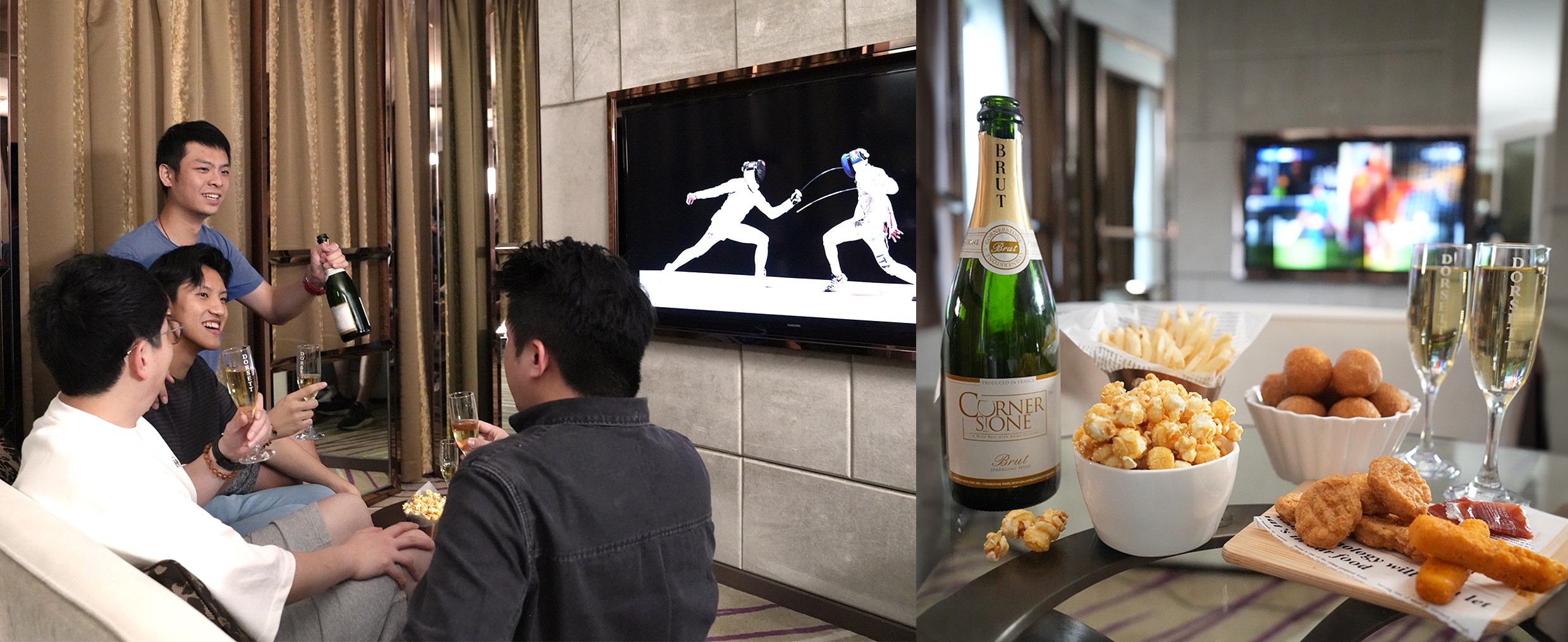 Dorsett Wanchai's Executive Suite and Classic Party Snacks (Photo for reference only)