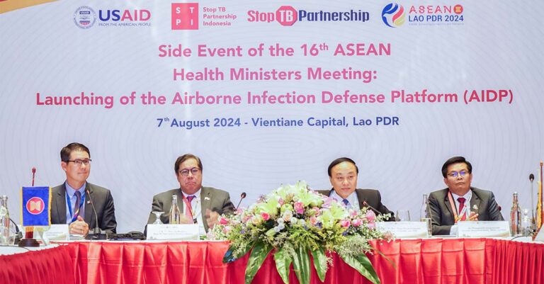 ASEAN Launches Airborne Infection Defense Platform to Address Tuberculosis