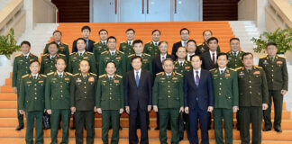 Vietnam, Laos Strengthen Military Ties During High-Level Visit