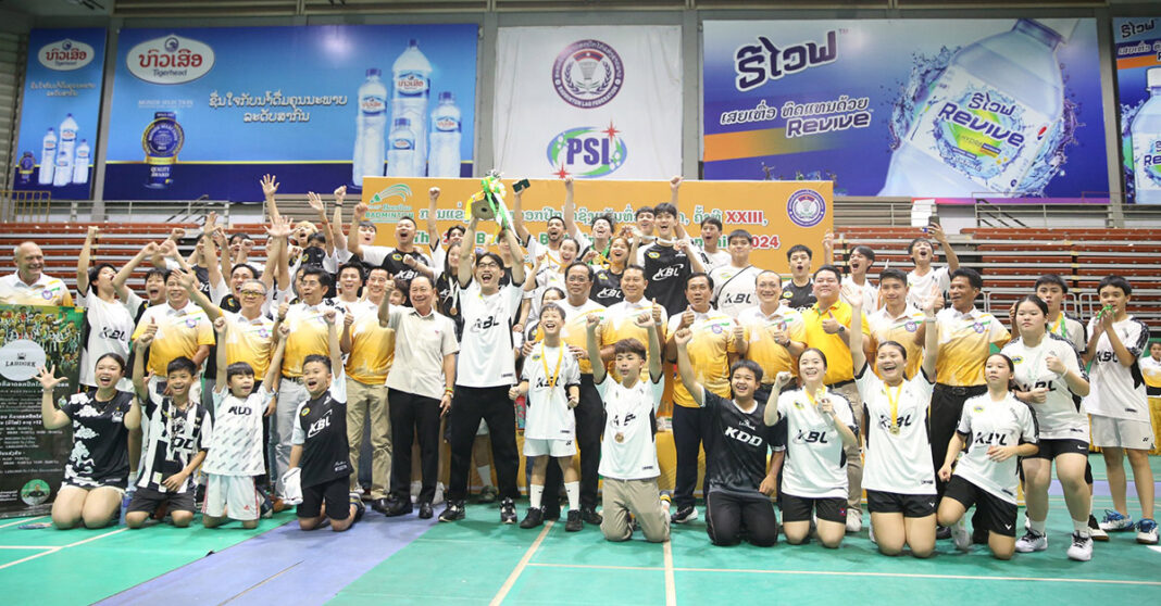 Labdork Badminton Academy Triumphs at 23rd Beerlao Championship