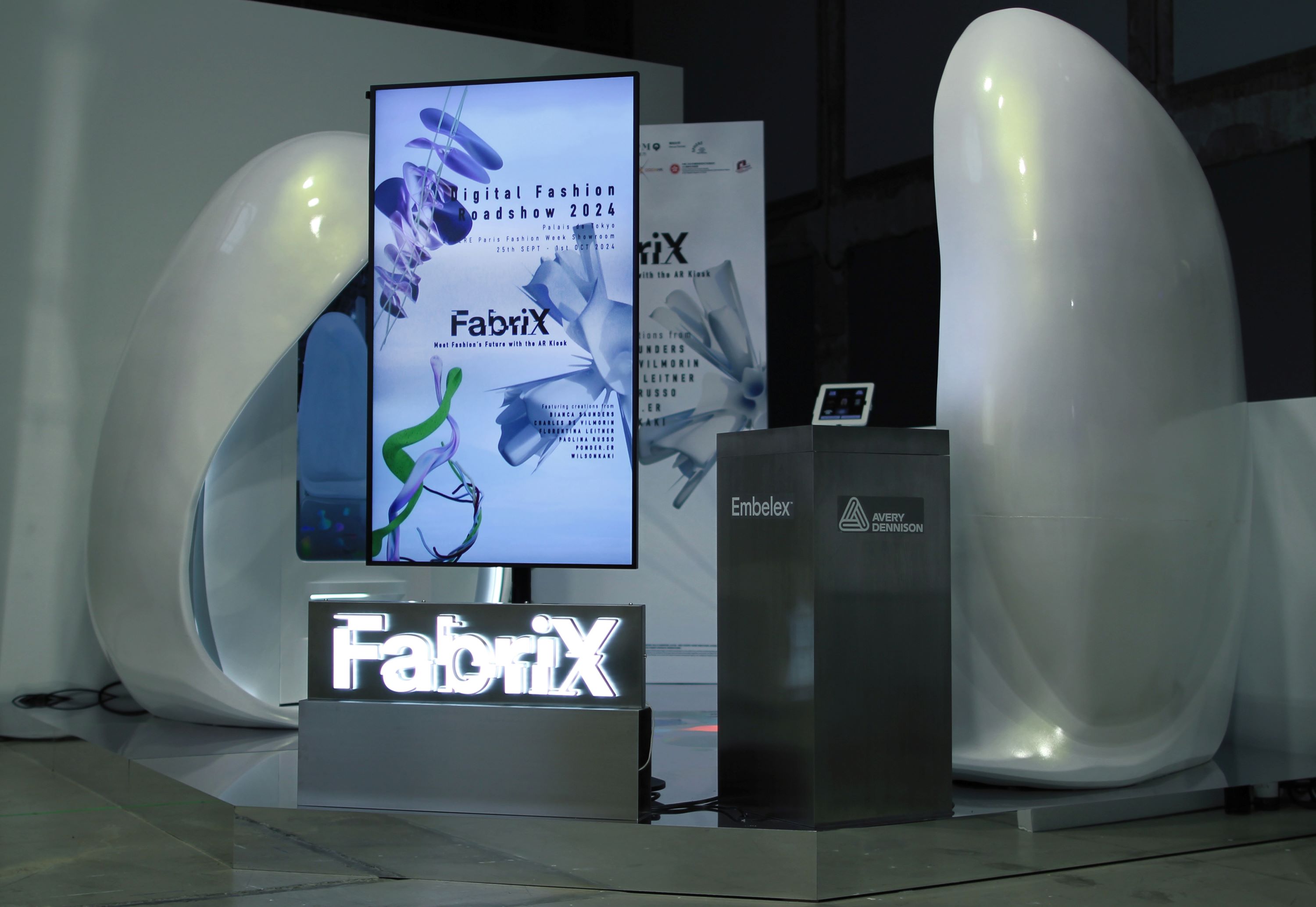 FabriX Paris Fashion Week 2024 Kiosk front