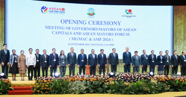 ASEAN Mayors, Governors Gather in Vientiane to Focus on Connectivity, Sustainability