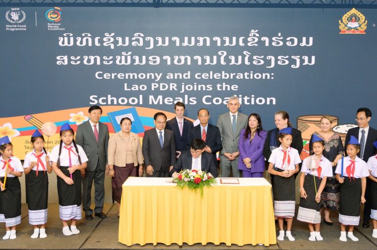 Laos Joins School Meals Coalition