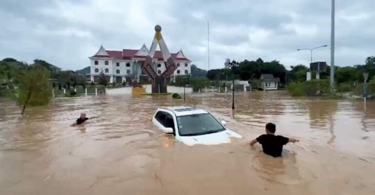 Tropical Depression Brings Heavy Rain, Flooding in Houaphan