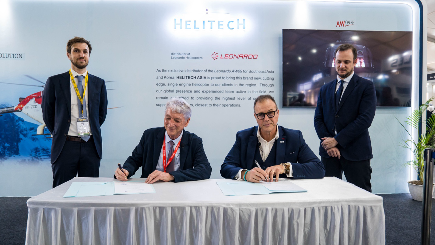 SGi Signs Landmark Deal with Helitech Asia at Bali Air Show 2024.