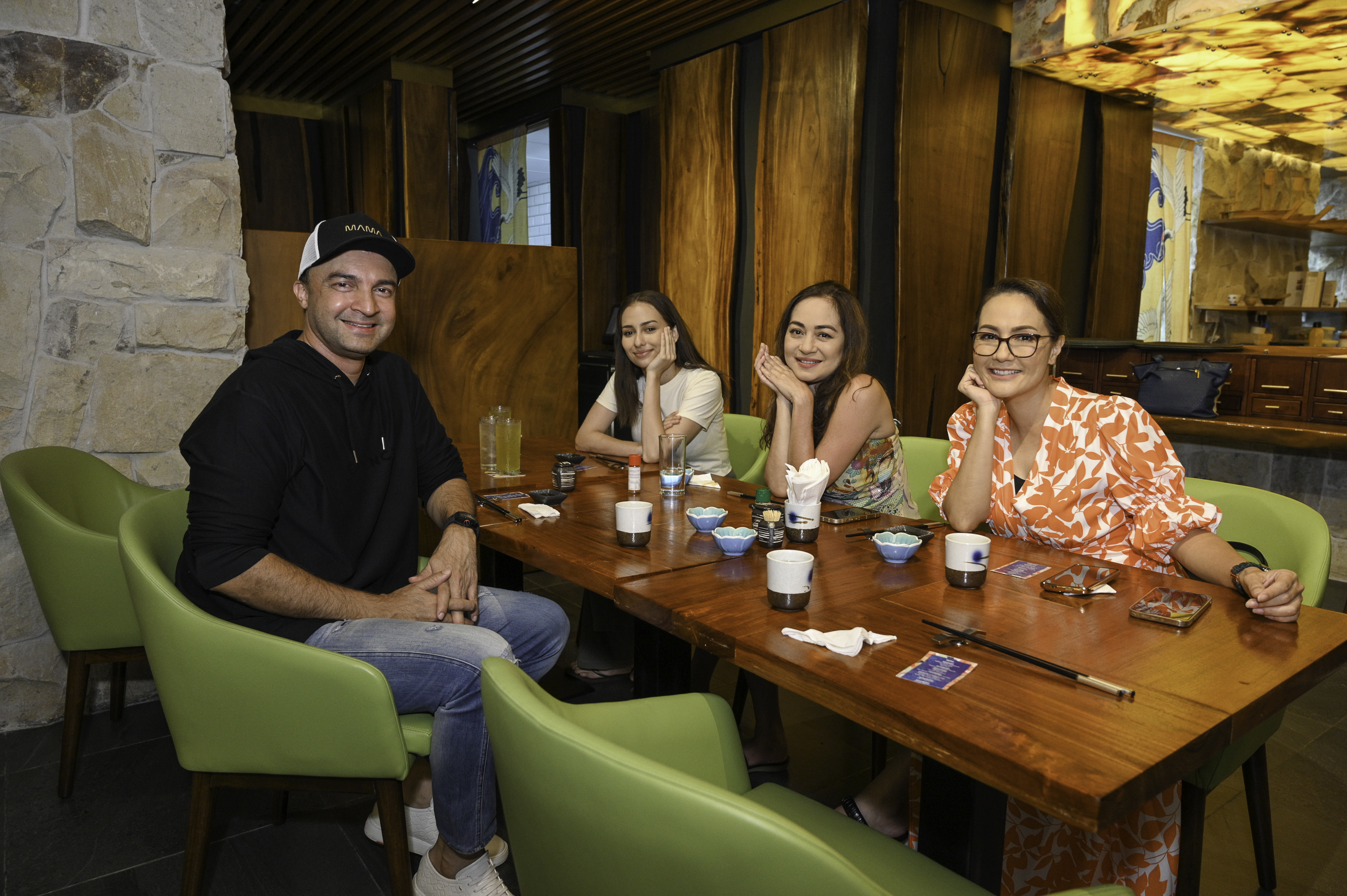 From Left to Right: KOKU’s owner, Dato’ Sri Shaheen Shah, ⁠Anna Joblings, Maya Karin and Yasmin Hani Ismail Richardson.